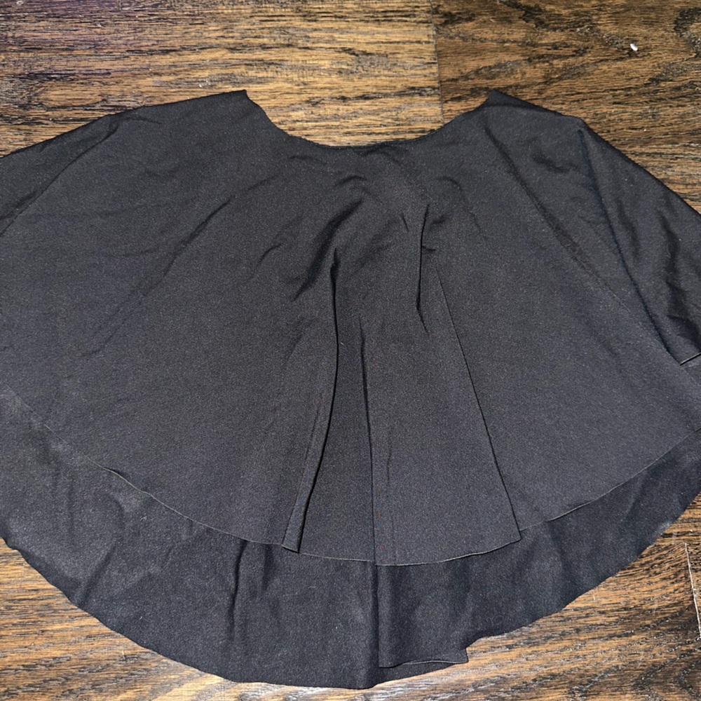 Seamless Black Ballet Skirt